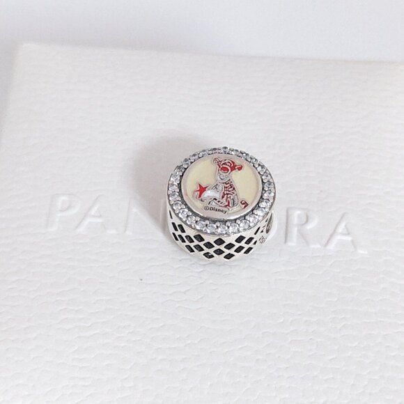 Pandora Disney Winnie the Pooh Tigger Holiday Charm Bead - Picture 6 of 7